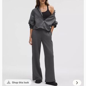 Lululemon waffle scuba Women's Gray Pants s small